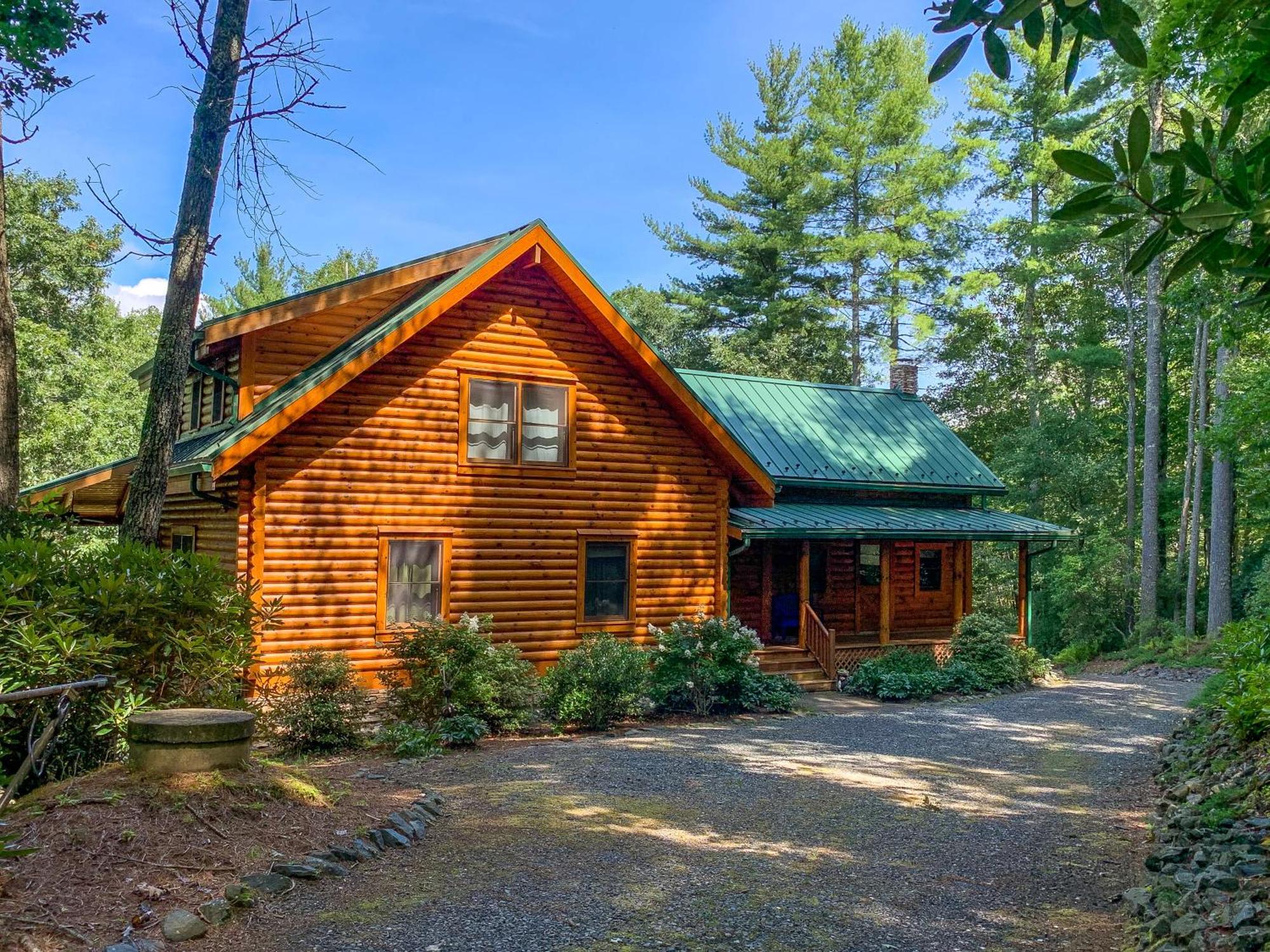 Pine Log Lodge Jefferson Exterior foto